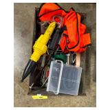 Hand Tools, Grease Gun & Shop Smalls in Drawer