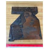Marjorie Morningstar Copper Printing Plate (1958)