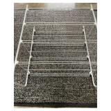 White Metal Wire Multi-Slot Utility Storage Rack