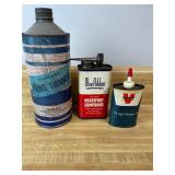 Standard Paint Thinner Blue Ribbon & Vantrol Cans