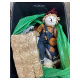 Fall Autumn Halloween Decor Lot with Tote