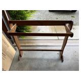 Wooden Freestanding Quilt Rack Blanket Stand