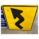 Winding Road W1-5 Aluminum Highway Traffic Sign