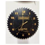 Craftsman Sears Roebuck Saw Blade Wall Clock