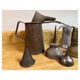 Oil Cans Singer Eagle & Metal Filling Can Lot