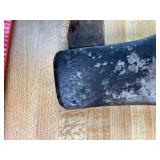 Hand Hatchet Camp Axe with Curved Wood Handle