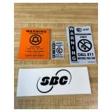 AT&T, SBC & Bell System Utility Decals Lot