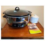 Food Network 6.5 Qt Slow Cooker & Crock-Pot Lot