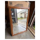 Ethan Allen Solid Maple & Birch Wall Mirror 40x26
