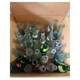 Soda Pop Glass Bottles Coke Pepsi 7Up Mello Yello