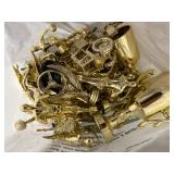 Trophy Toppers Lot Gold Tone Figures & Cups