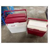 Coleman Personal 24 & Igloo 12 Coolers Pair