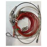 Steel Cable Dog Tie-Out Runner Lines with Springs