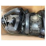 Western Electric Rotary Desk Wall Phone Box Lot