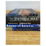 Military History & War Book Lot Ken Burns Vietnam