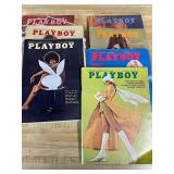 Playboy Magazine Lot 1970s Issues Incl Darine