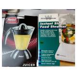White-Westinghouse Steamer & Parini Juicer Boxed
