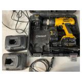 DeWalt DW974 12V Cordless Drill Case Chargers