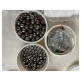 Steel Ball Bearings, Copper BBs & Hardware Lot