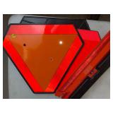 Reflective Slow Moving Vehicle Signs & Triangle