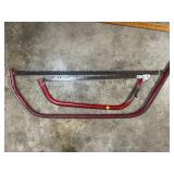 Red Tubular Steel Bow Saws Pruning Lot (2 Pcs)