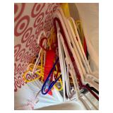 Plastic & Fabric Clothing Hangers Lot Kids & Adult