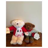 Hallmark Plush Teddy Bear Lot Jingle Bear &