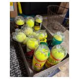 Tennis Balls in Metal Drawer Organizer (8 Cans)