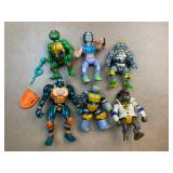 TMNT Action Figures & Casey Jones (6)