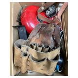 Leather Lineman Tool Pouch, Alarm Bell & Parts