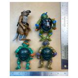 TMNT Ninja Turtles & Splinter Figures
