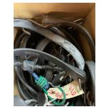 Rubber Bungee Tarp Strap Metal S-Hook Box Lot