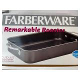 Farberware Roasting Pan 15x10 In & Mesh Strainer