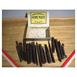 Cold Chisel Punch & Taper Lot Cigar Box 15 Pc