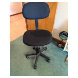 Black Rolling Swivel Office Chair