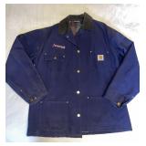 Vintage Carhartt Blanket Lined Chore Coat 44 Tall