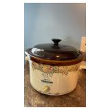 Vintage Floral Rival Crock-Pot