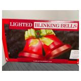 Lighted Blinking Christmas Bells