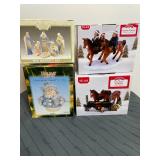 Boxed Nativity, Snowman & Horse Figurines