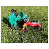 Step2 Ride-On Tractor & Fisher-Price Trike (Pair)
