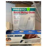 Presto Bread Guide & Black+Decker Knife