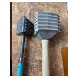 2 Metal Meat Tenderizer Mallets