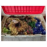 Christmas Tinsel in Rubbermaid RoughTote