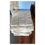 Cream Padded Chair Cushion Lot