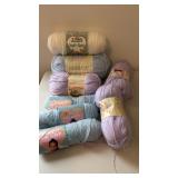 Red Heart & Bernat Baby Yarn Lot