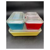 Pyrex Primary Color Refrigerator Set