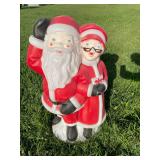 Vintage Empire Santa & Mrs. Claus Lighted Blow Mol