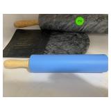 Marble & Silicone Rolling Pins with Trivets