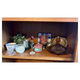 Glassware, Candles & Decorative Shelf Accents
