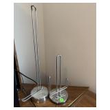2 Chrome Paper Towel Holders